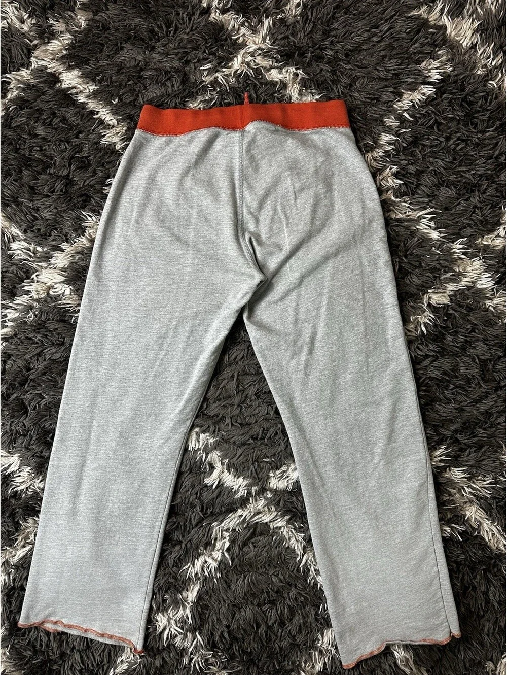 Vintage Harley Davidson Sweatpants Mens Medium Grey Fleece Joggers Lounge Pants